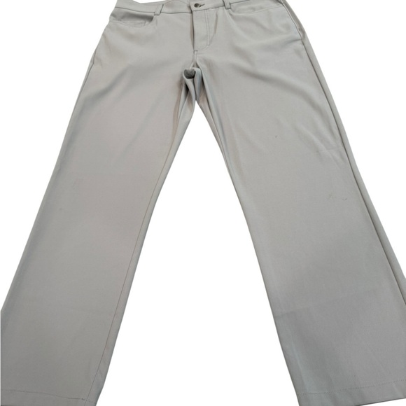 Callaway Optimum Performance Polyester 5 pocket light Gray Golf Pants Size 34X32 - Picture 6 of 6